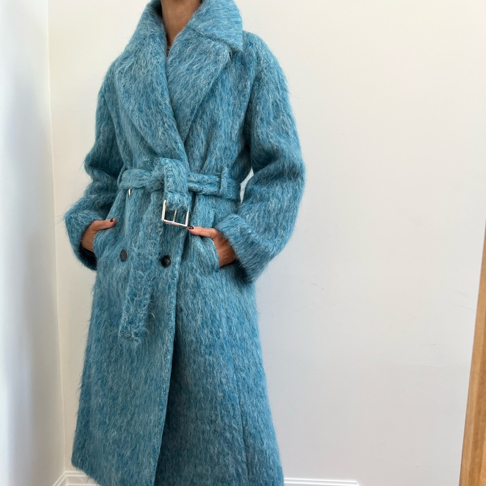 Kate Spade Long Haired Wool Coat